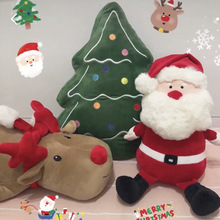 ins圣诞节姜饼人抱枕公仔圣诞树抱枕礼物兔子玩偶毛绒玩具送礼物