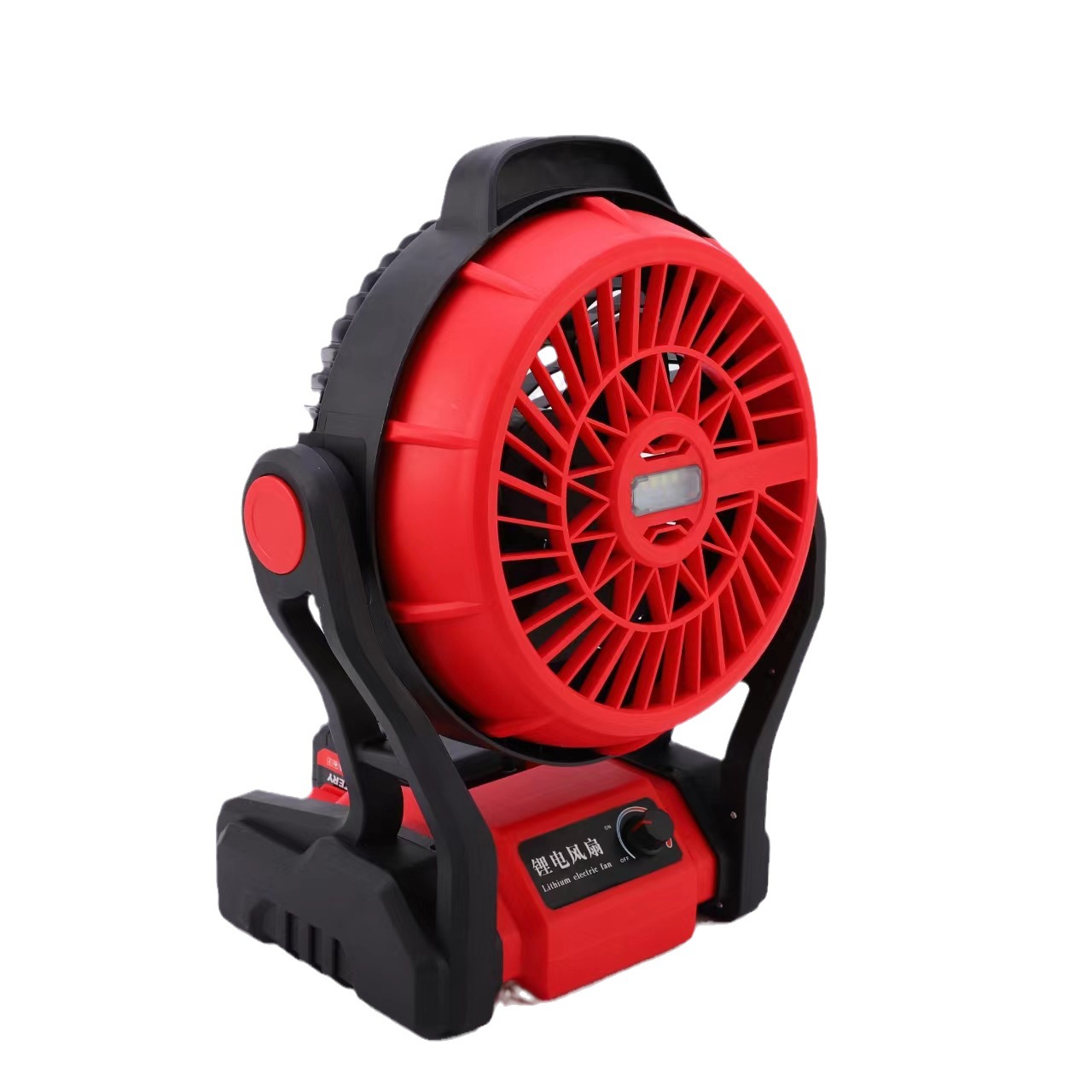 Cross-Border New Arrival Wholesale Turbofan Wind Power Rechargeable Lithium Battery Electric Fan Industrial Users Outdoor Portable