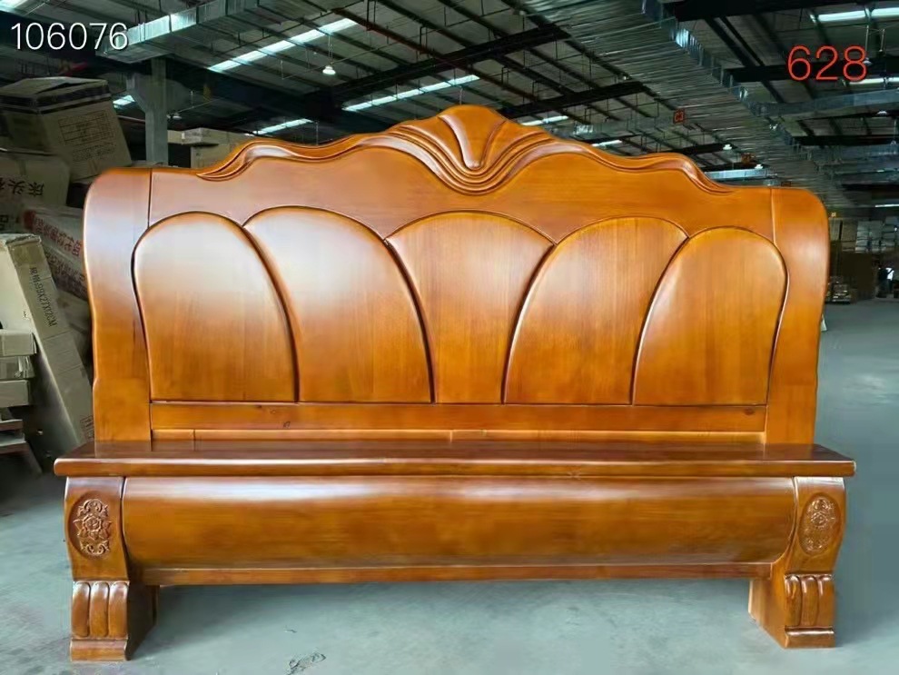 特价线下爆款加厚实木床双人床经济型简约现代家具主卧室储物婚床