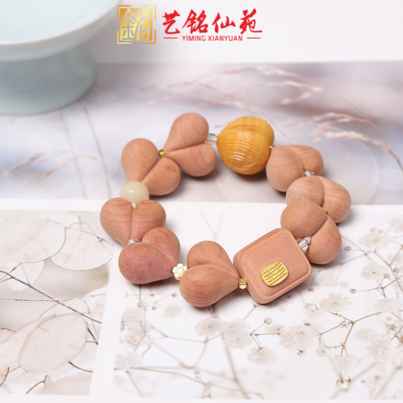 血柏木手串合集单圈手链盘玩文玩时尚饰品艺铭仙苑新款送礼佳品