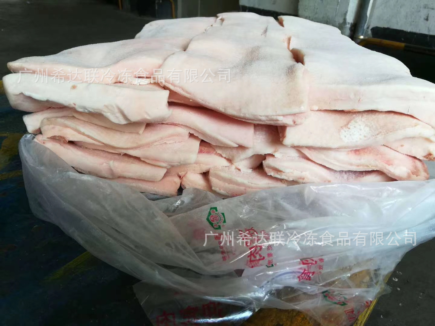 冷冻猪膘 猪板油 50斤/箱 广州批发猪副猪脂肪 肥猪油 猪肥膘