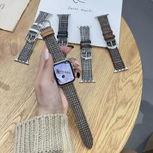 applewatch表带创意适用iwatch苹果手表876543se新款秋冬毛呢甜酷
