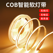 高亮高显COB灯带24V8MM贴片家用室内吊顶橱柜背景墙自粘低压led灯