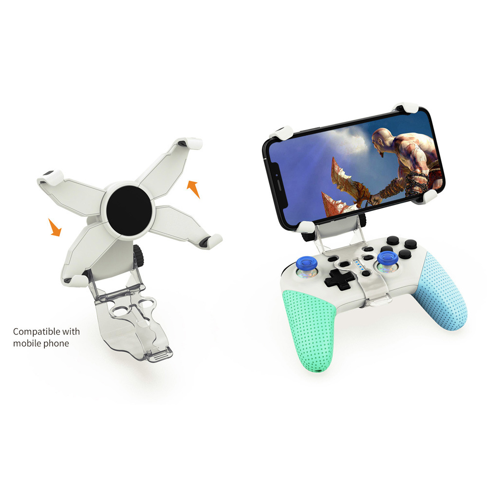 switch蓝牙无线手柄支持手机/p3/pc游戏手柄带唤醒双振动手柄支架