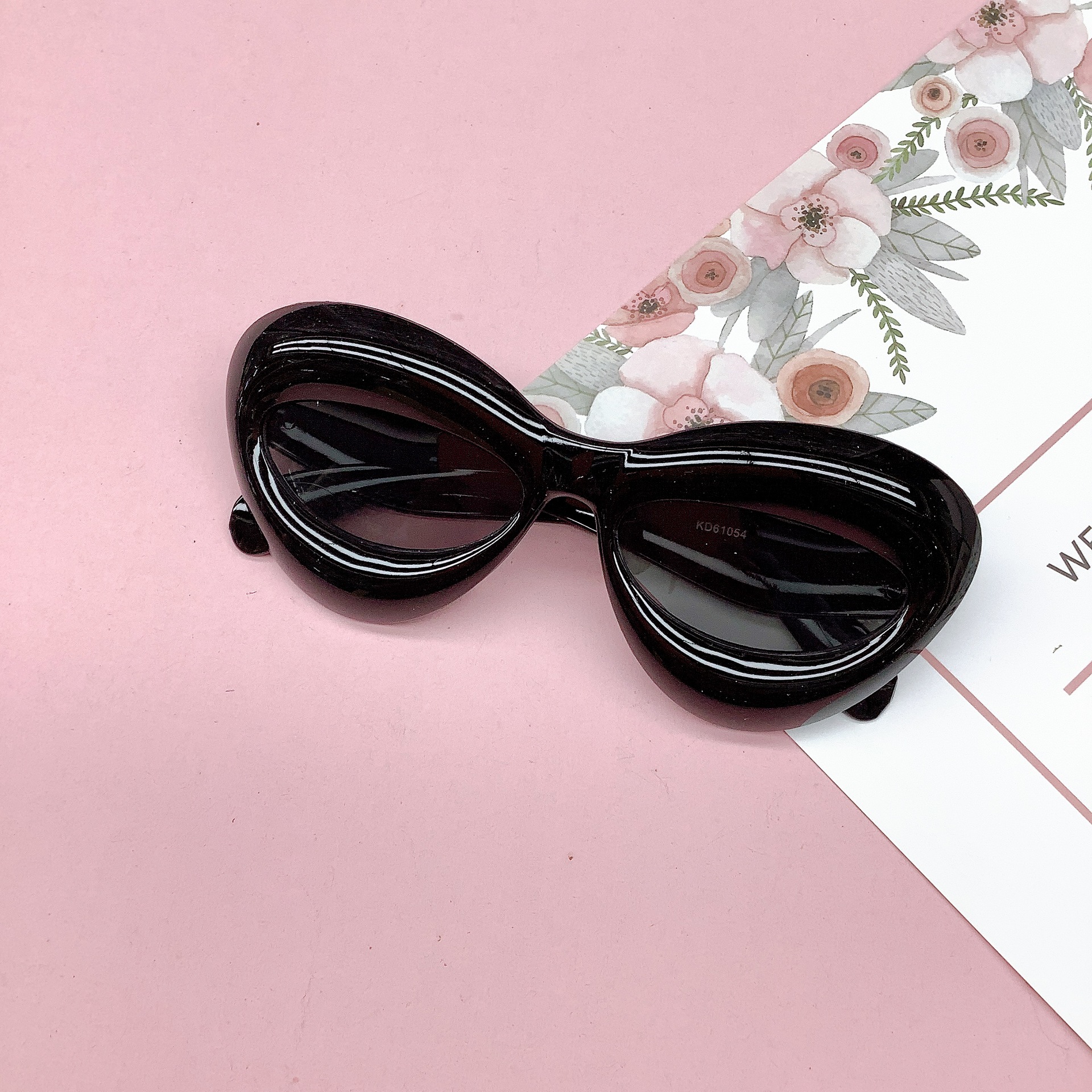 2023 New Personalized Cat Eye Kids Sunglasses Ins Candy Color Kids' Sunglasses All-Match Alien Cool