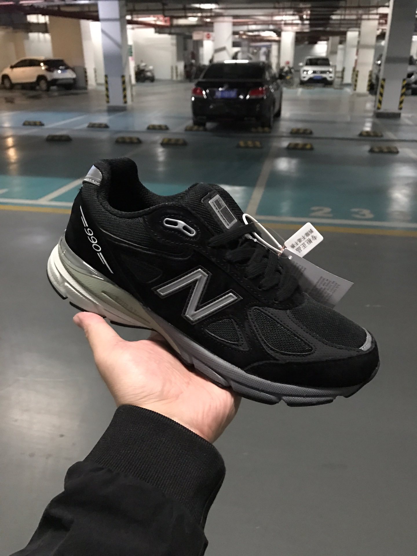 莆田货源浪新百伦威总统nb990v4男女情侣复古运动跑步鞋一件代发