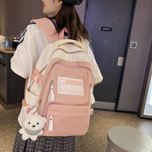 冬季新款双肩包韩版旅行旅行包电脑高中学生休闲包大容量休闲背包