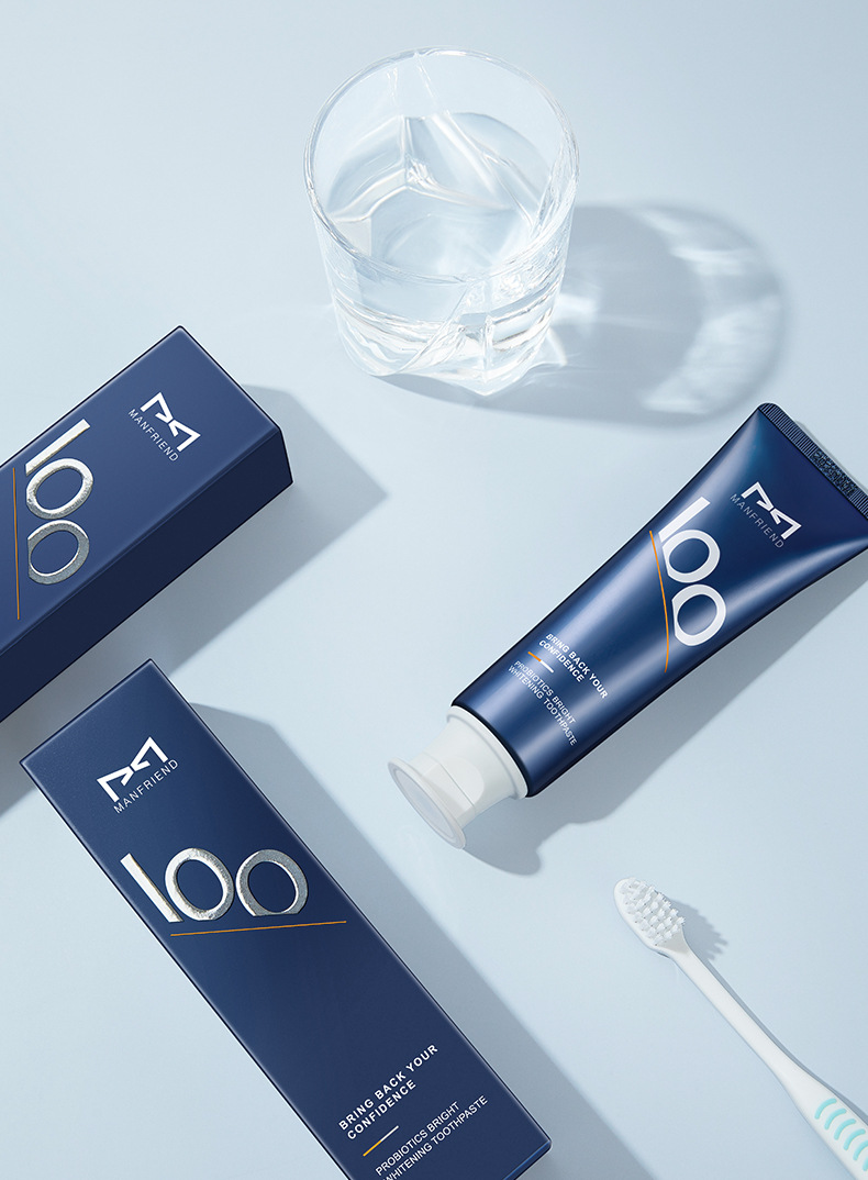 麦芙迪益生菌牙膏去黄牙垢亮白口气清新口臭口腔清洁男士专用批发