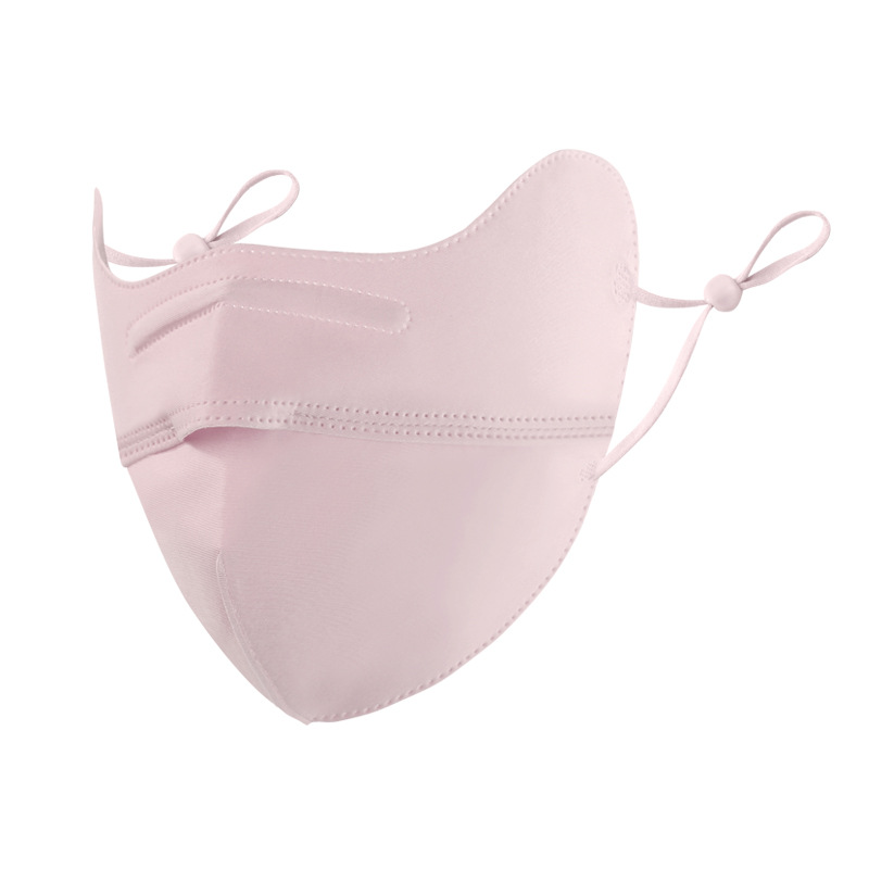 Ice Silk Three-Dimensional Eye Protection Sun Protection Mask Summer Female Breathable Sun-Proof 3D Three-Dimensional Mask Uv Protection Face Small