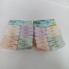 彩色塑料胶夹 晒衣夹 防风夹 裤夹袜夹 2元店批发货源