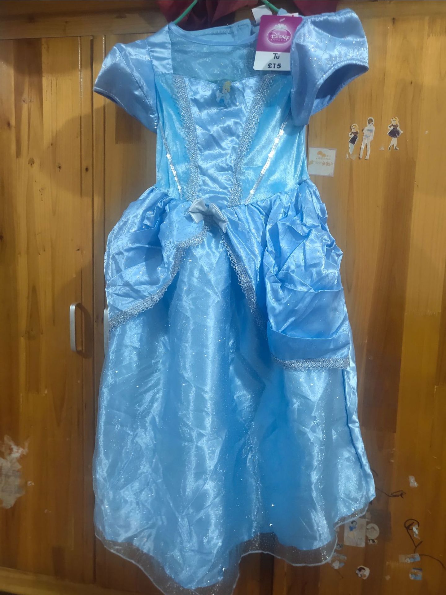 迪s尼外贸灰姑娘辛德瑞拉公主裙儿童女童冬季新款礼服圣诞节 2021