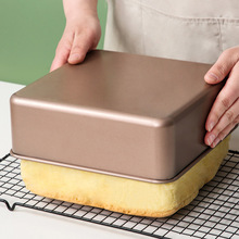 加高加厚古早烤盘不沾7寸8寸正方形蛋糕模具多用烧烤烘焙面包磨具