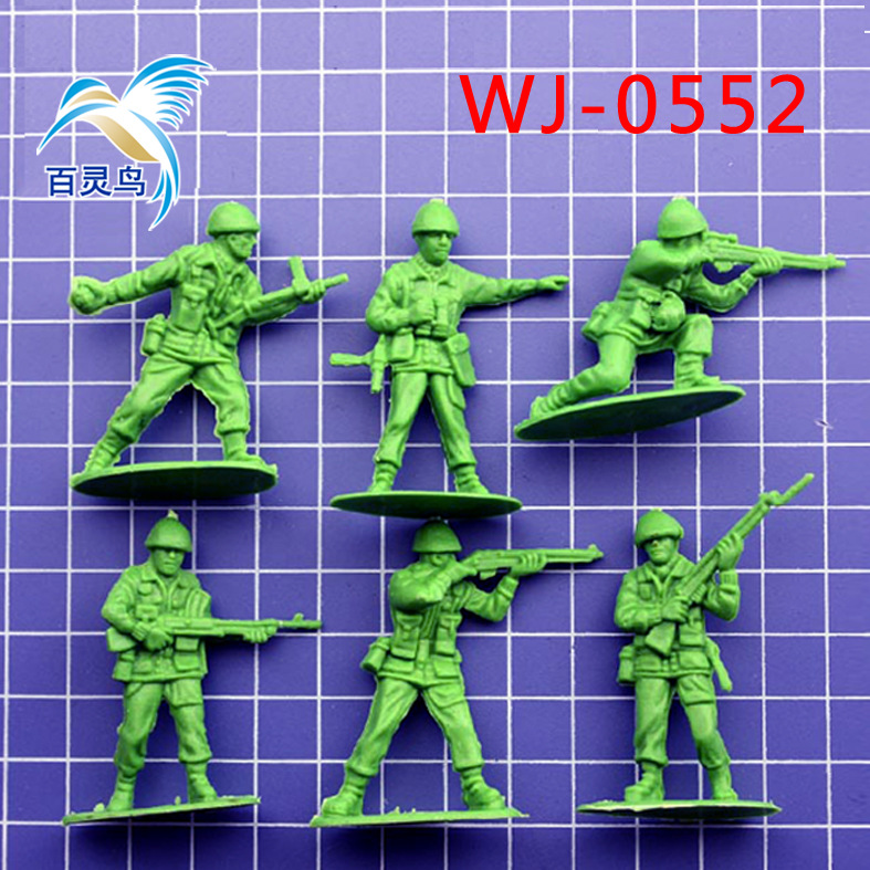实力工厂批发推荐二战塑料兵人玩具大士兵混批夜市地摊抽奖小玩具