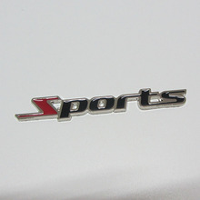 汽车车贴 金属车标贴 3D立体个性sport改装运动侧标 尾部字母贴标