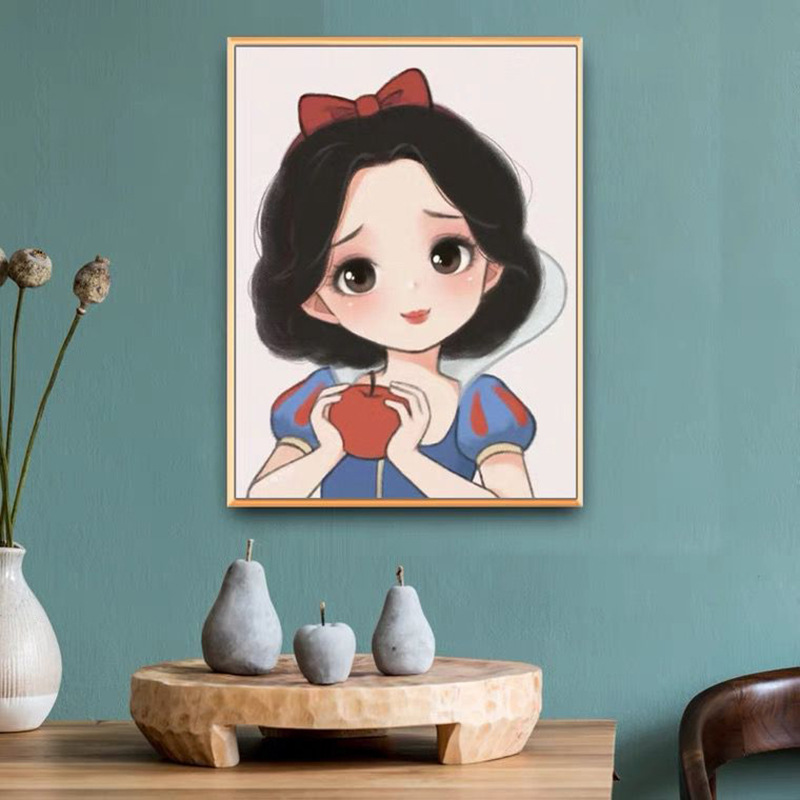 人物背胶布贴刺绣绣花章服装辅料饰品厂家直销刺绣绣花卡通动漫少女