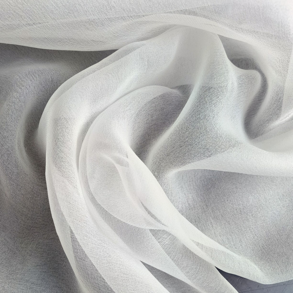 5姆米真丝乔其纱幅宽140cm本白色布料