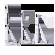A8LM三角晾衣架阳台固定晒衣架不锈钢折叠晾衣杆晾被子侧装支架单