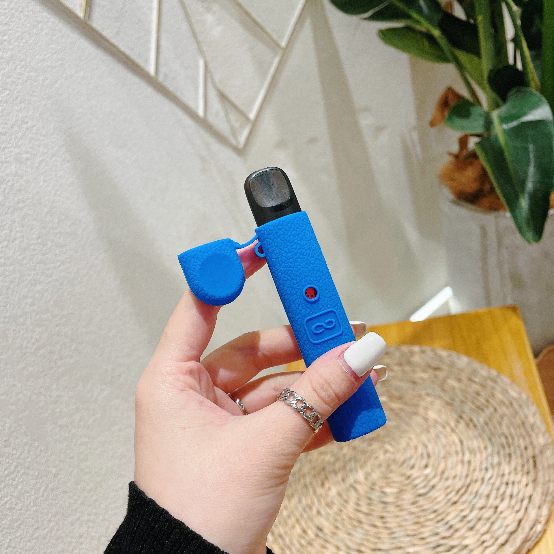 适用于relx4代皮纹硅胶套锐克电子器烟套四代无限锐克4悦客relax