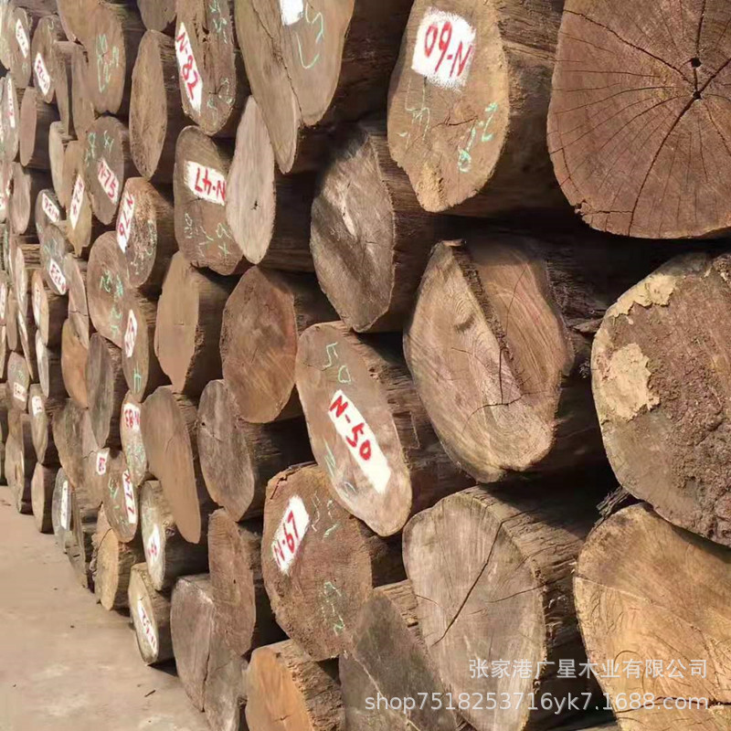 缅甸柚木原木 瓦城缅甸柚木板材方料 批发缅甸柚木户外实木家具