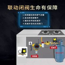 可燃气体探测器独立煤气报警器饭店餐饮商用工业天然气液化气泄漏