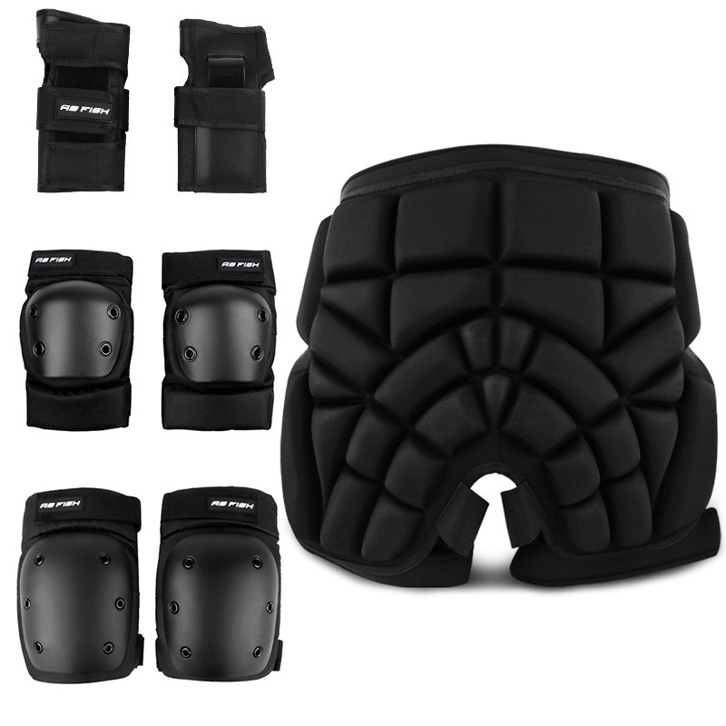 滑板护具女生防护保护装备大人专业轮滑成年滑冰男成人套装护膝女