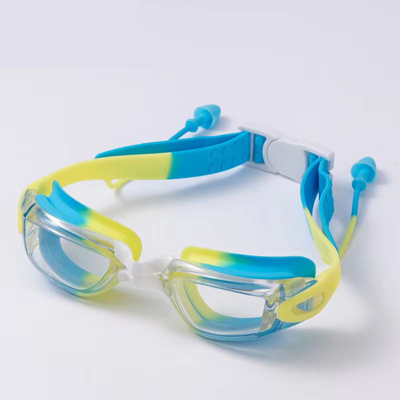 2024 Children's Swimming Goggles Popular Waterproof Anti-Fog Hd Girls' Boys' Swimming Glasses Children Teenagers Swimming Goggles