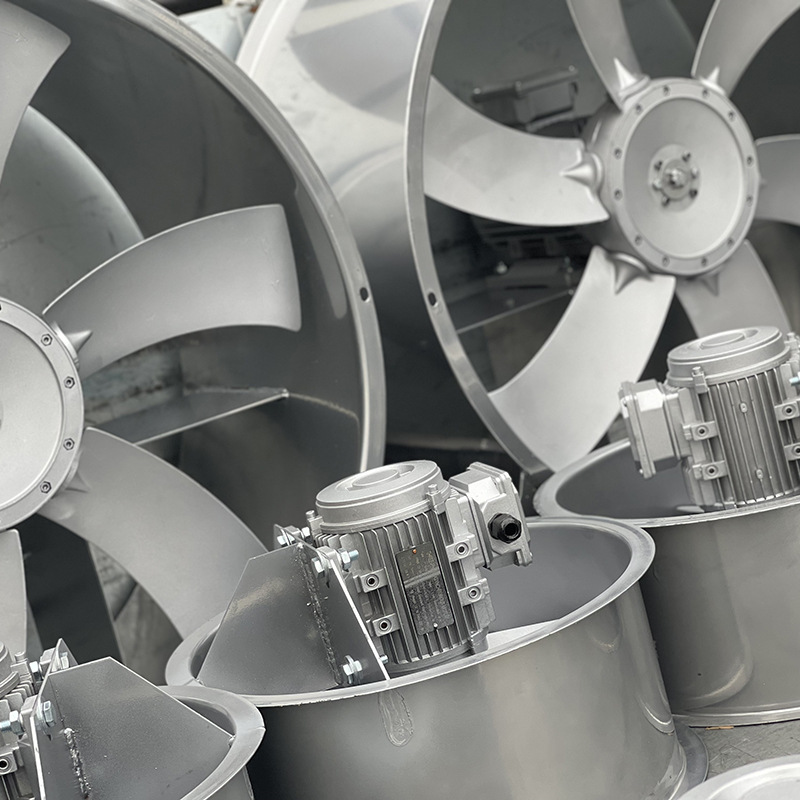 380v烘干箱循环高温轴流风机 木材食品蔬菜烘干房铝合金扇叶风机