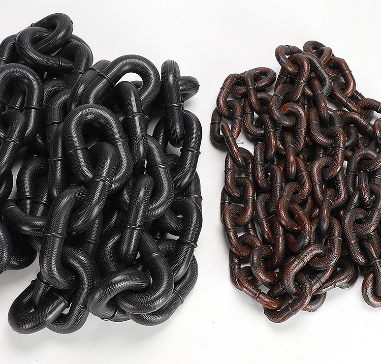 万圣节道具仿真大铁链塑料cos鬼屋影视刑具酒吧舞会装饰囚犯人