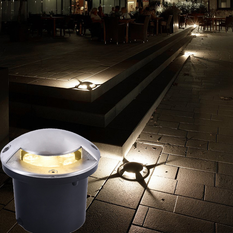 地埋灯不锈钢透光led嵌入式户外防水地灯3w地坪灯一面出光地面灯