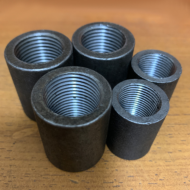 镀锌熟铁可焊接内丝口直通直接头全内牙2分4分6分dn100加厚钢束接