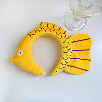 创意ins搞怪鲤鱼发箍网红头饰可爱少女心自拍头箍洗脸发卡发带女