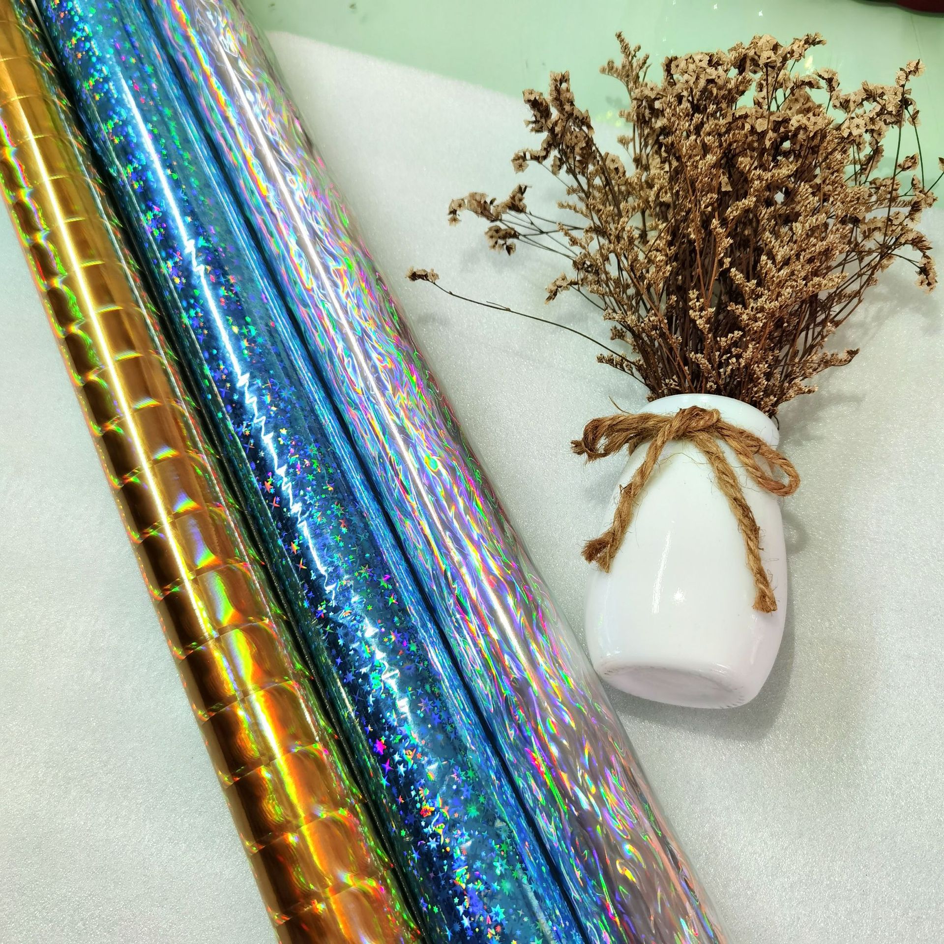 特种烫金膜滑板钓杆高尔夫球杆亚克力pepp镭射转移膜