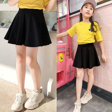 女童半身裙春秋百搭外穿短裙儿童裙子女孩秋季a字裙7岁小学生冬裙
