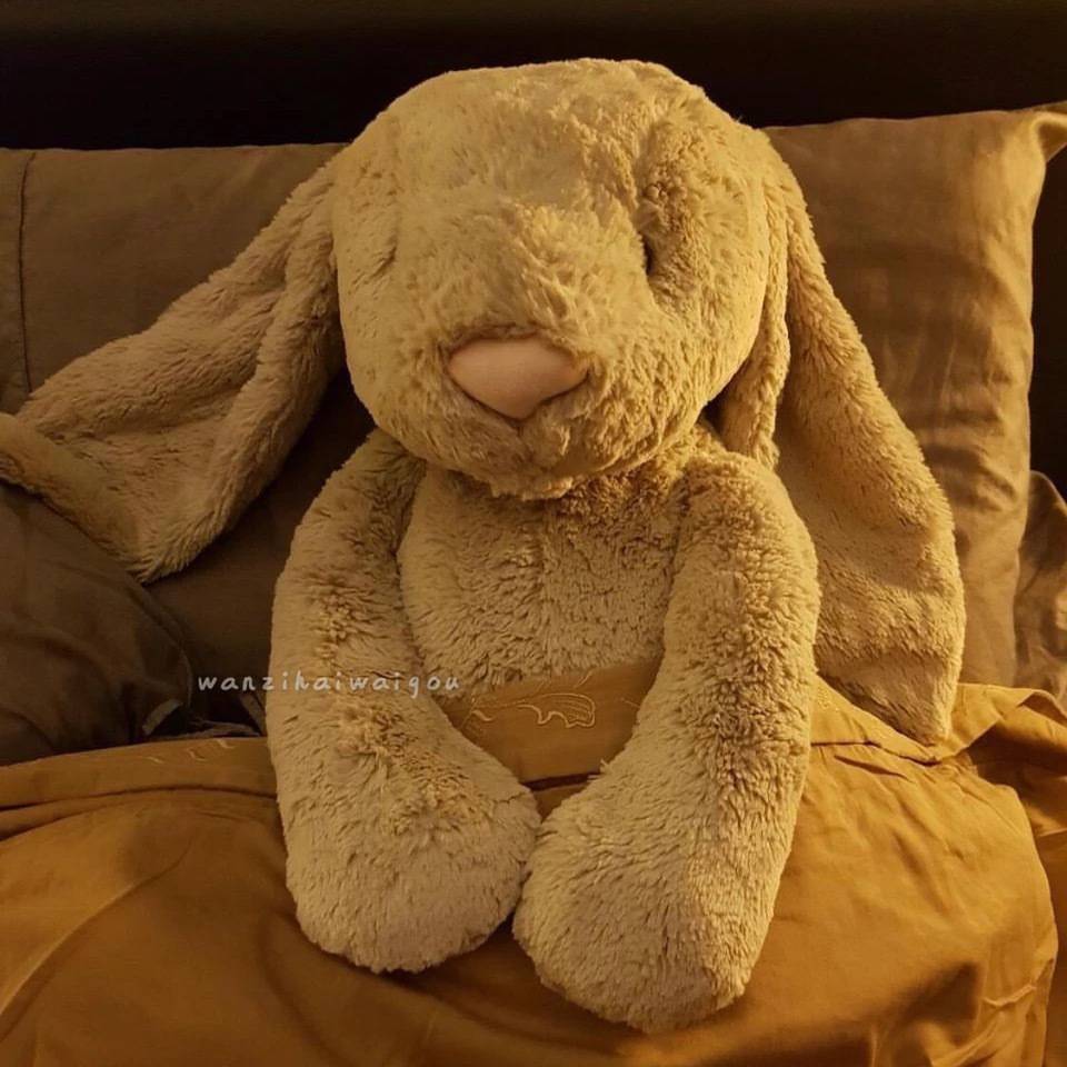 兔子ns风垂耳兔毛绒玩具可爱兔子安抚玩偶公仔送女生日