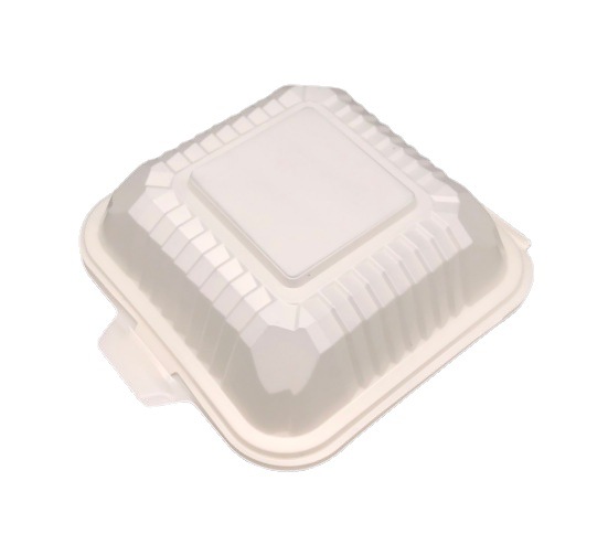 6寸可降解餐盒 一次性cpla可降解可堆肥汉堡包盒 100%降解餐盒