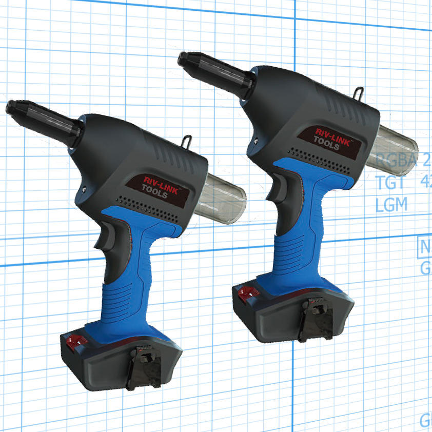 riv-link罗维特电动铆螺母枪eb-12n2 大马力便携锂电充电动工具