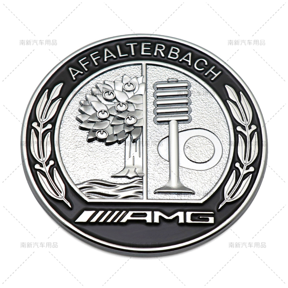 适用于奔驰苹果树c柱侧标a级s级 c级 e级a35lglc改装amg侧标贴标