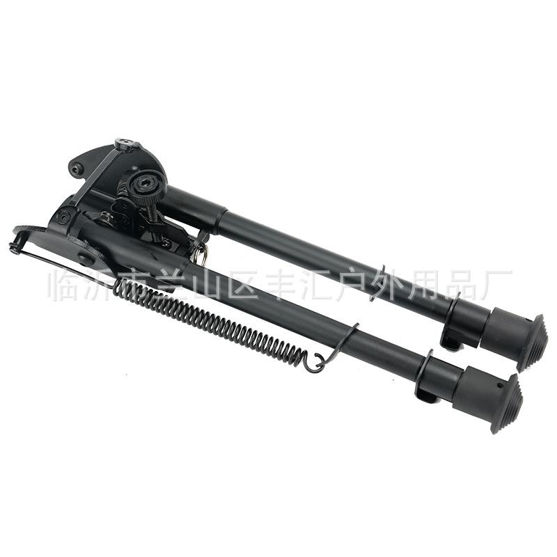 9-Inch Butterfly Clip Bracket Telescopic Folding Extendable Retractable Bracket Butterfly Two-Leg Clip Metal Tripod Black