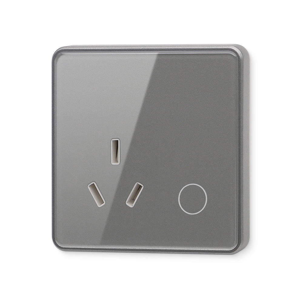 涂鸦中规86型wifi智能插座16a带电量手机app远程控制安全保护门