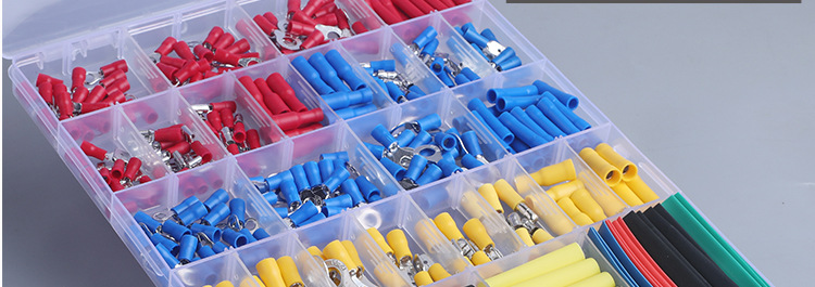 绝缘冷压端子套盒装 diy接线端子套盒 电工电气 快速接线端子-阿里巴