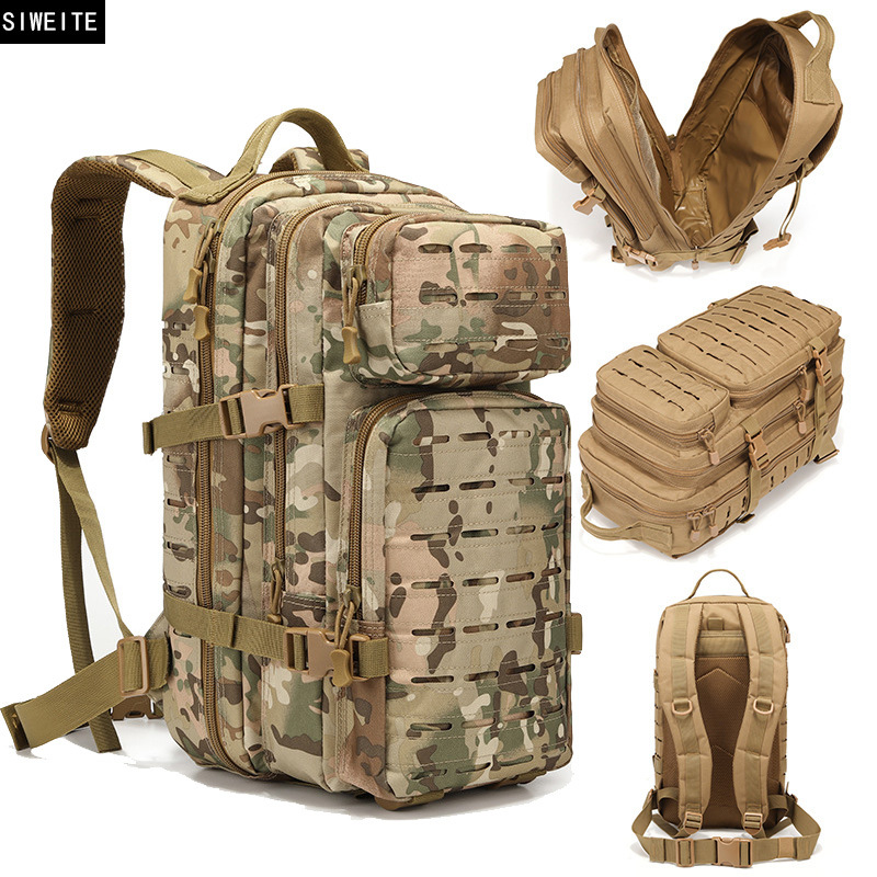 户外迷彩运动背包战术3p包激光冲孔包大容量男士旅游登山包-阿里巴巴