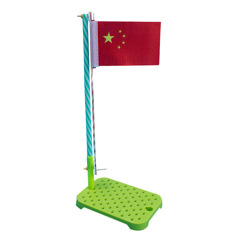 Lifting Flag Making Diy Hand-Operated Lifting Flag Model Material Package Science and Education Experiment