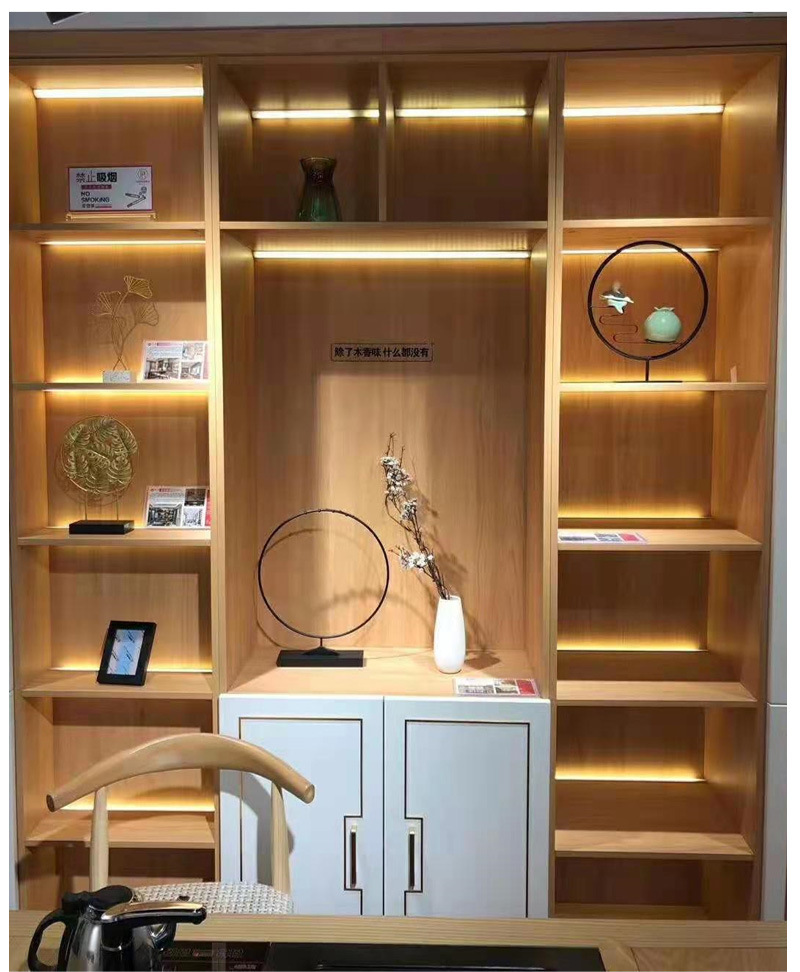 尺寸可定制书柜酒柜吧台照明线条灯可拆卸18厘米上下发光层板灯