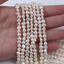 批发4-5mm横孔两面光淡水珍珠中孔巴洛克珍珠两面光珍珠侧孔