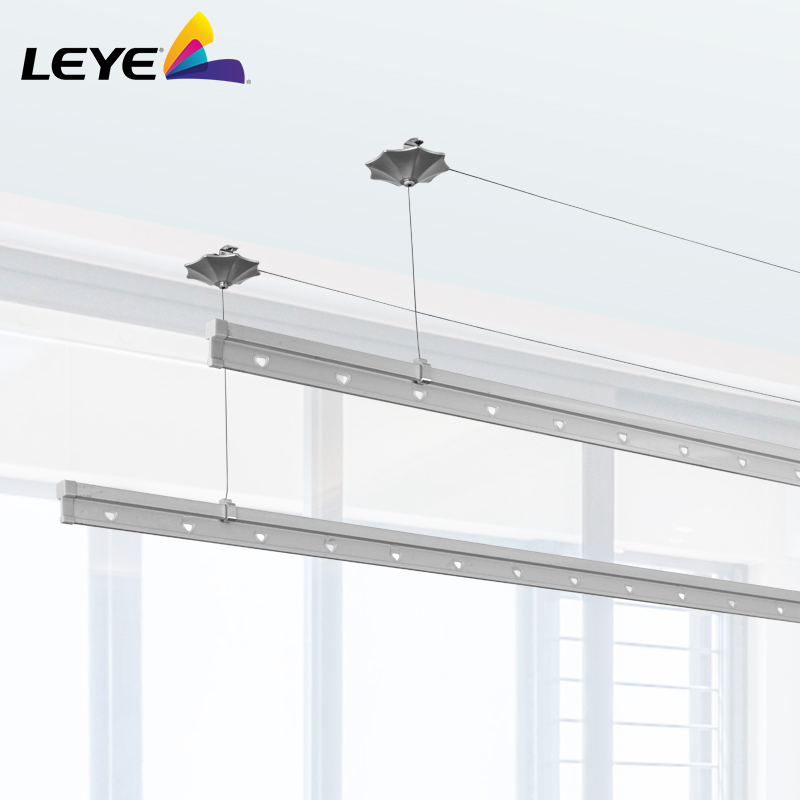 升降恋伊架升降晾衣架凉衣架阳台晾衣杆杆式被室内leye双手摇晒衣