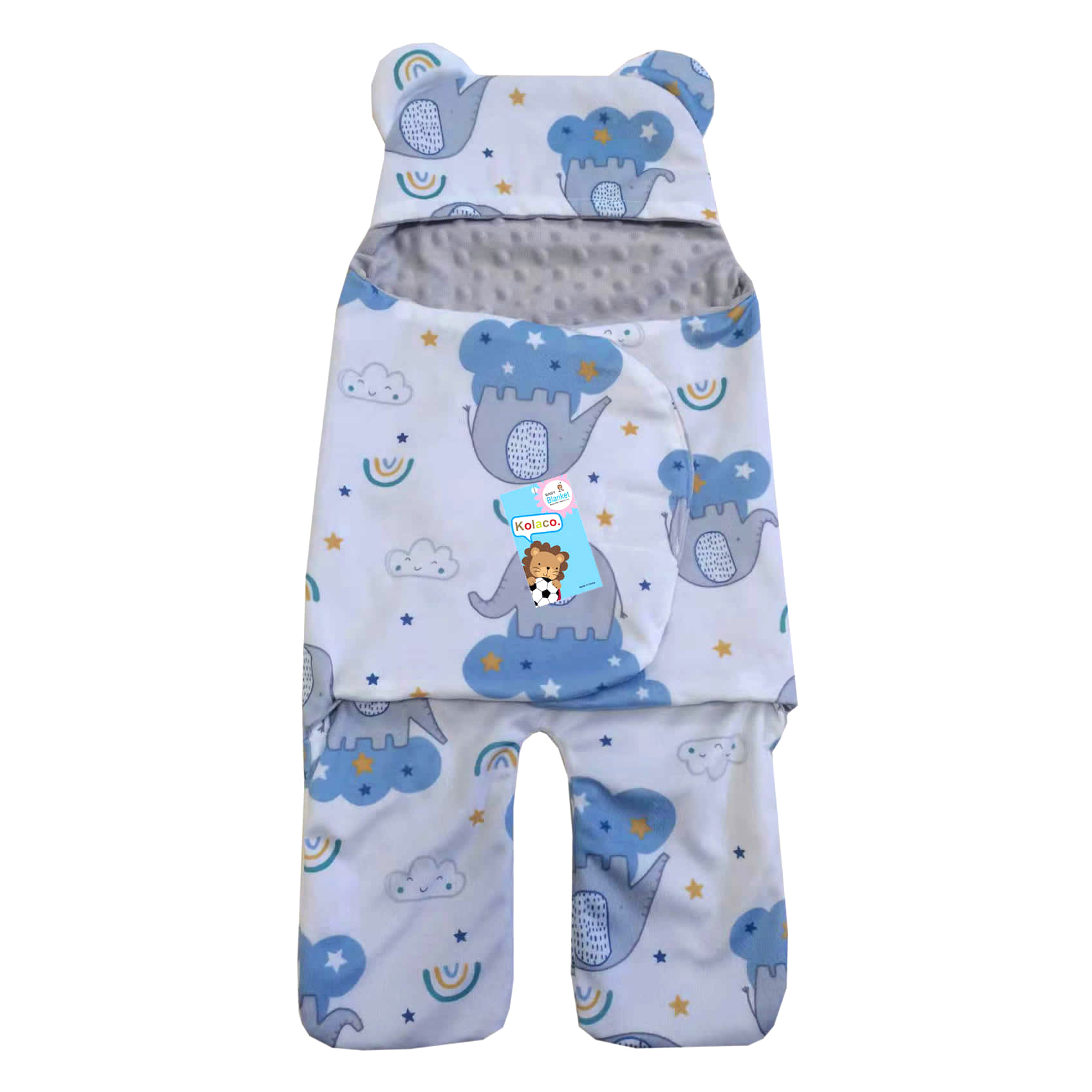 double-layer newborn split leg pack quilt bean velvet soothing gro-bag baby anti-kick quilt baby swaddle sleeping bag blanket