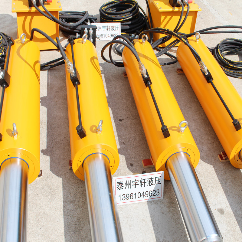 电动液压千斤顶100t双作用200t油缸320同步400分离式500吨油顶
