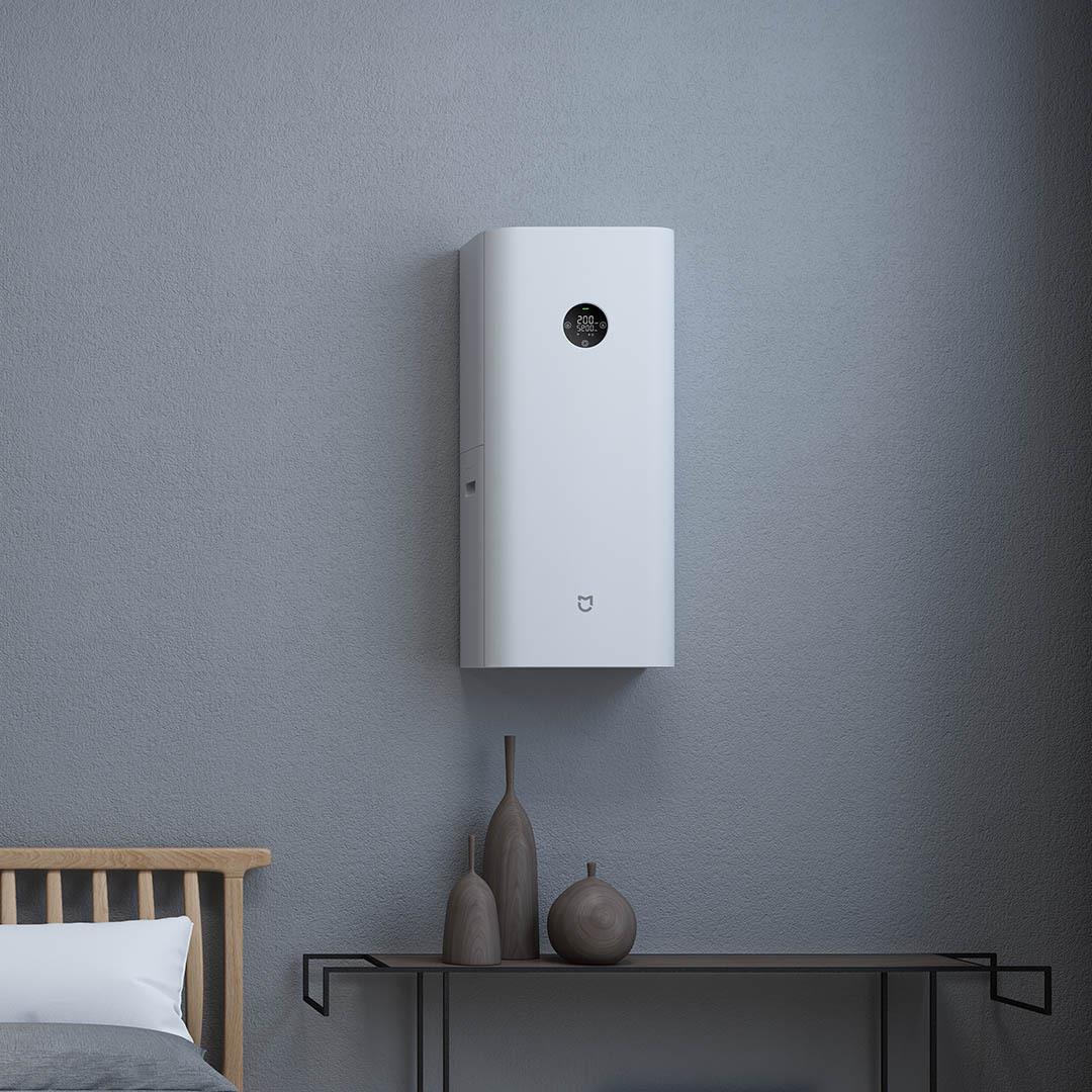 适用米家新风机a1 家用空气净化器抗霾除甲节能静音壁挂式新风系