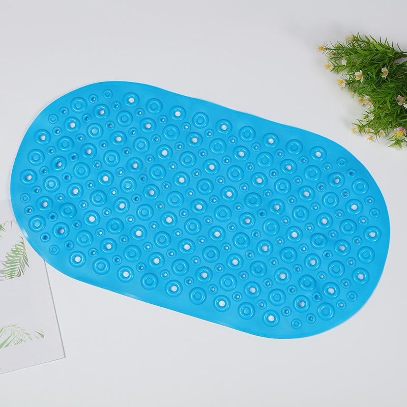 New Donut Bathroom Non-Slip Mat Bathroom Bath Oval Anti-Fall Floor Mat Shower Room Floor Mat Bathtub Mat