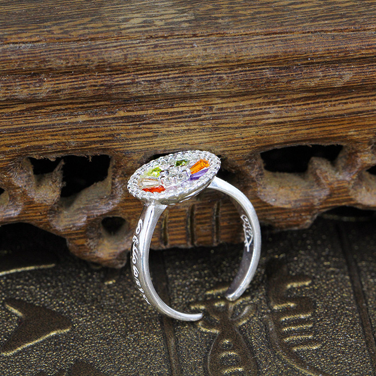 泰国佛牌原庙 阿赞白矿 八方转运戒指开口 法戒